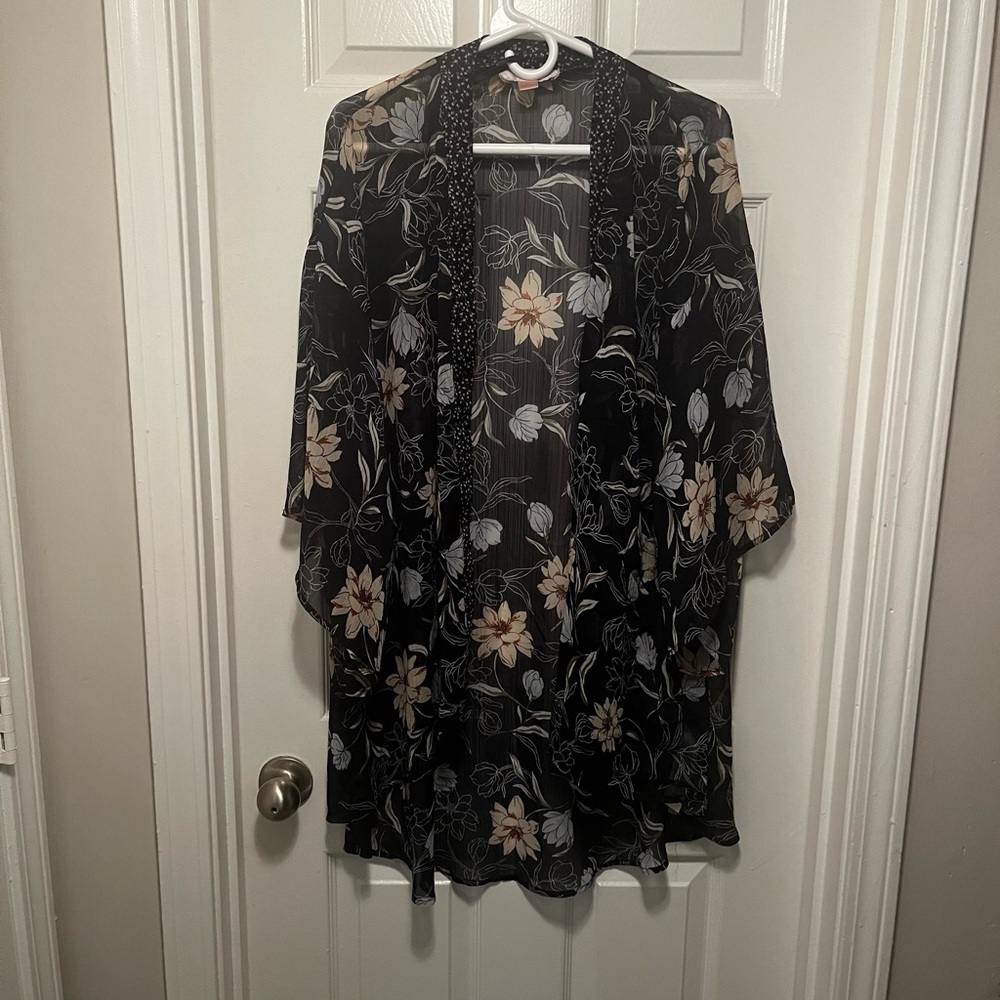 Floral Sheer Kimono
